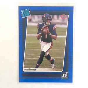 Justin Fields 2021 Donruss Blue Press Proof Rookie